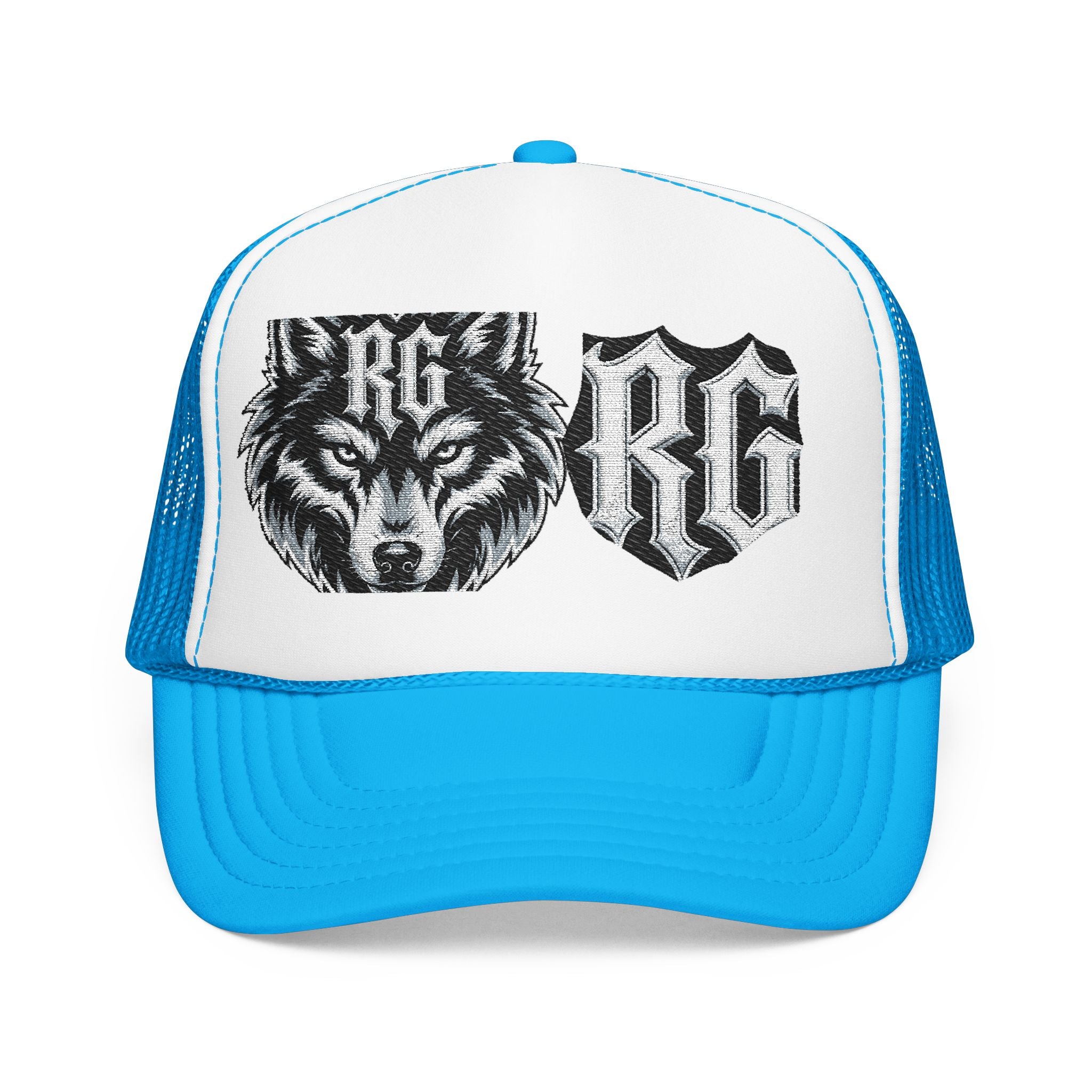 Wolf Patch Trucker Hat — RG Logo Foam Cap