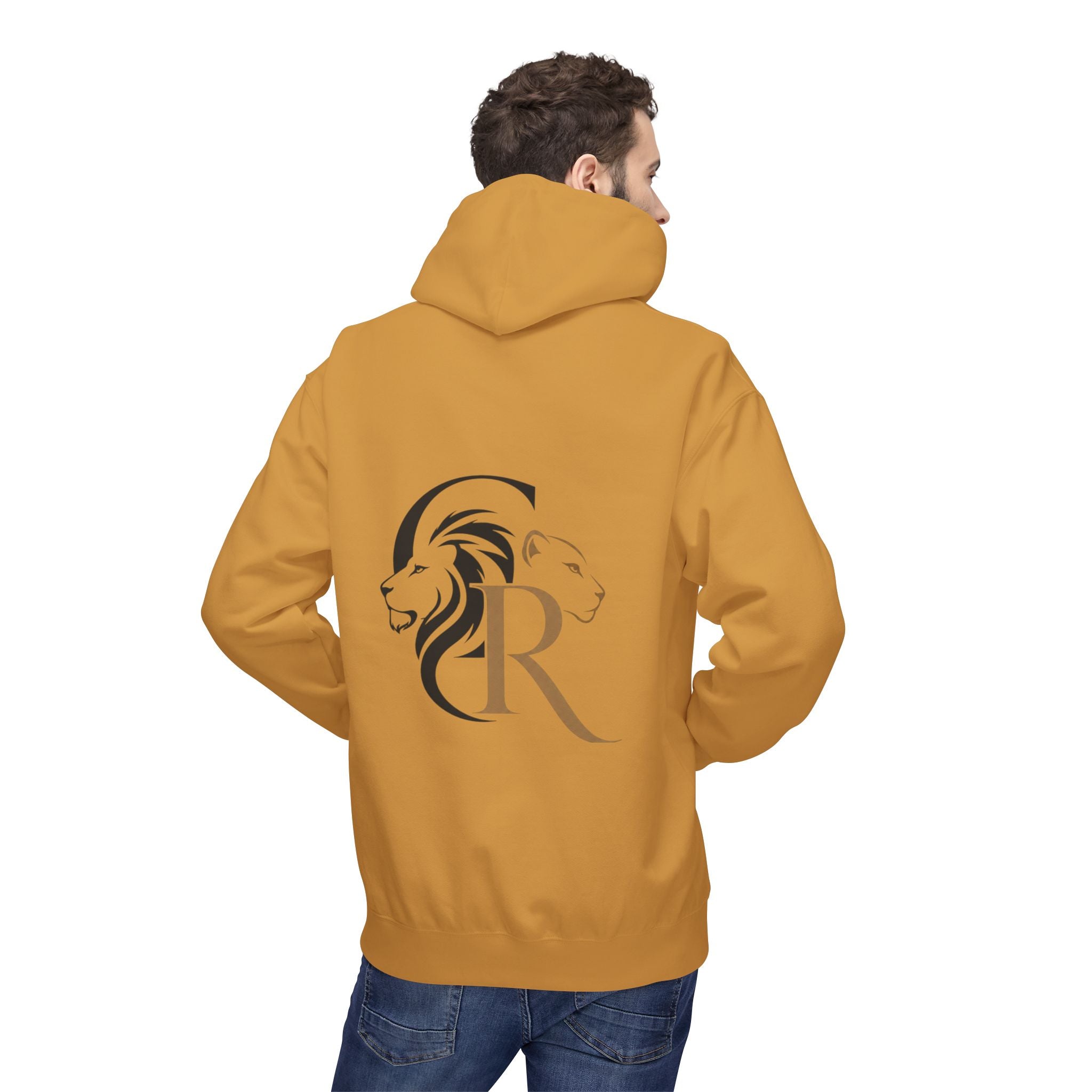 Silent Power Hoodie — Lion Crest Graphic Pullover