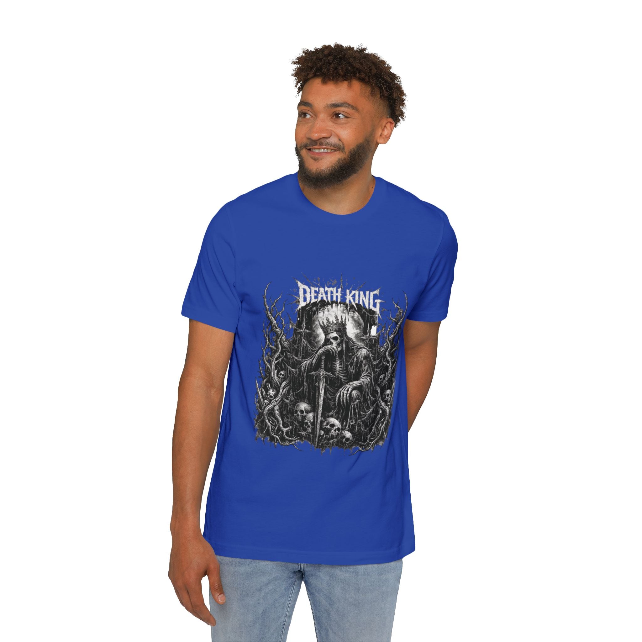 Grim Reaper Forest T-Shirt — Dark Skull Gothic Tee