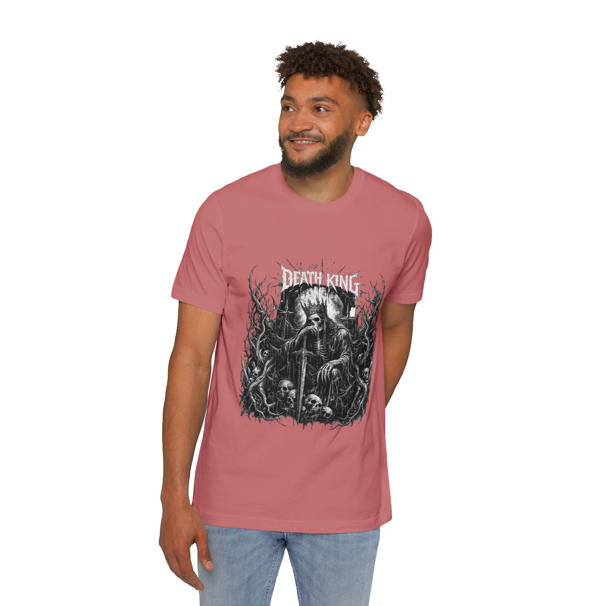 Grim Reaper Forest T-Shirt — Dark Skull Gothic Tee