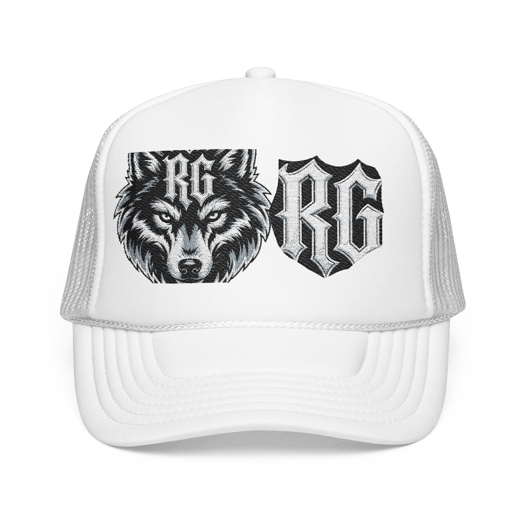 Wolf Patch Trucker Hat — RG Logo Foam Cap