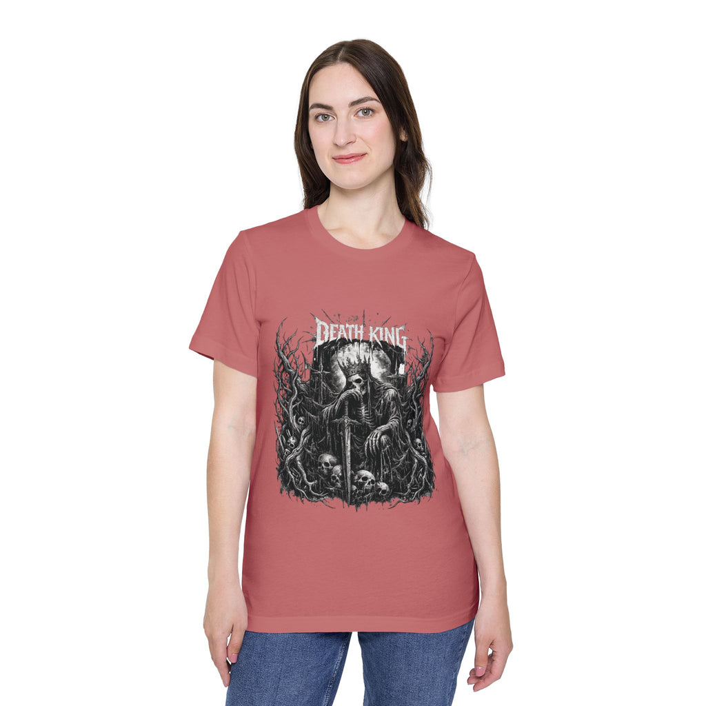 Grim Reaper Forest T-Shirt — Dark Skull Gothic Tee