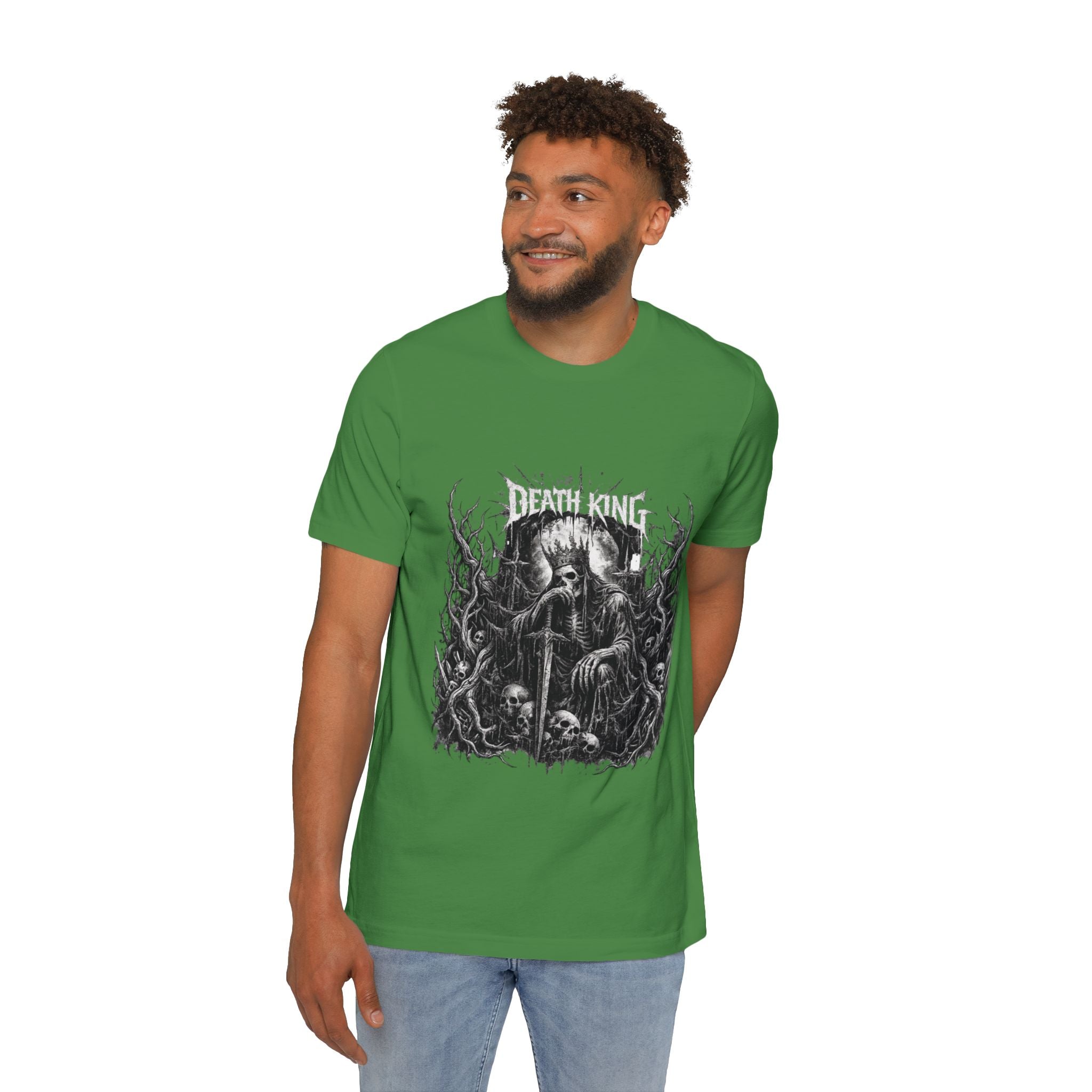 Grim Reaper Forest T-Shirt — Dark Skull Gothic Tee