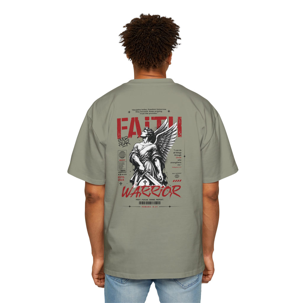 Faith Warrior T‑Shirt — “No Weapon Formed Against Me Shall Prosper” Inspirational Christian Tee