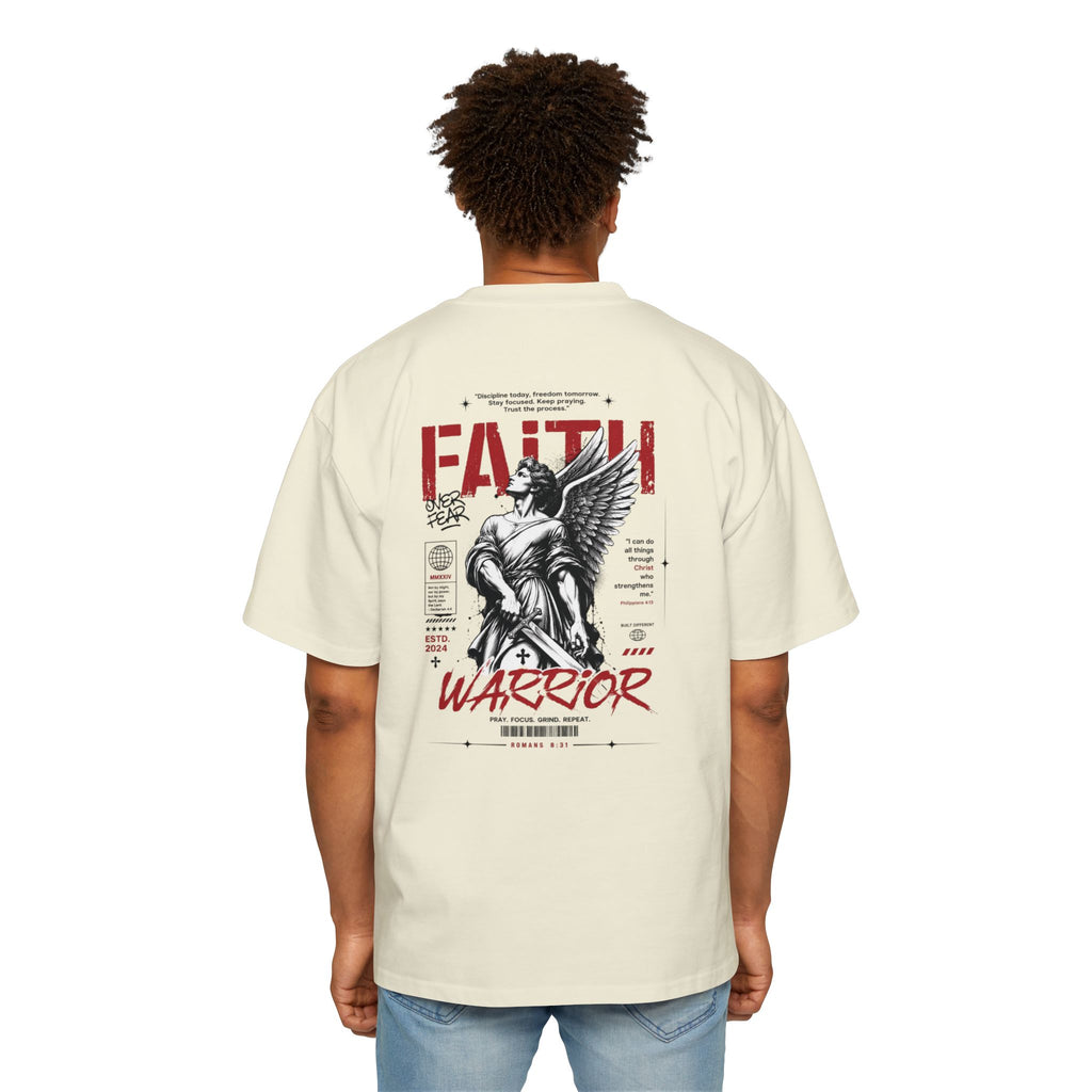 Faith Warrior T‑Shirt — “No Weapon Formed Against Me Shall Prosper” Inspirational Christian Tee