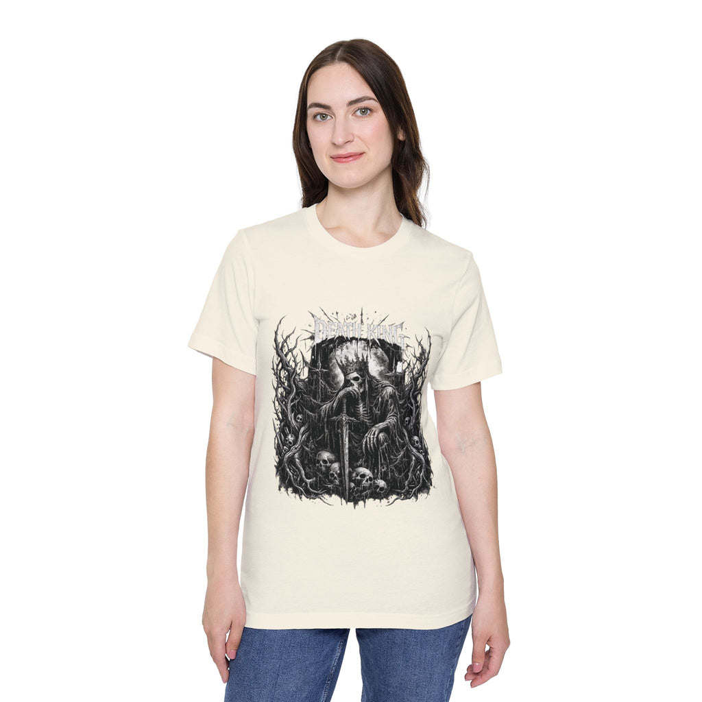 Grim Reaper Forest T-Shirt — Dark Skull Gothic Tee