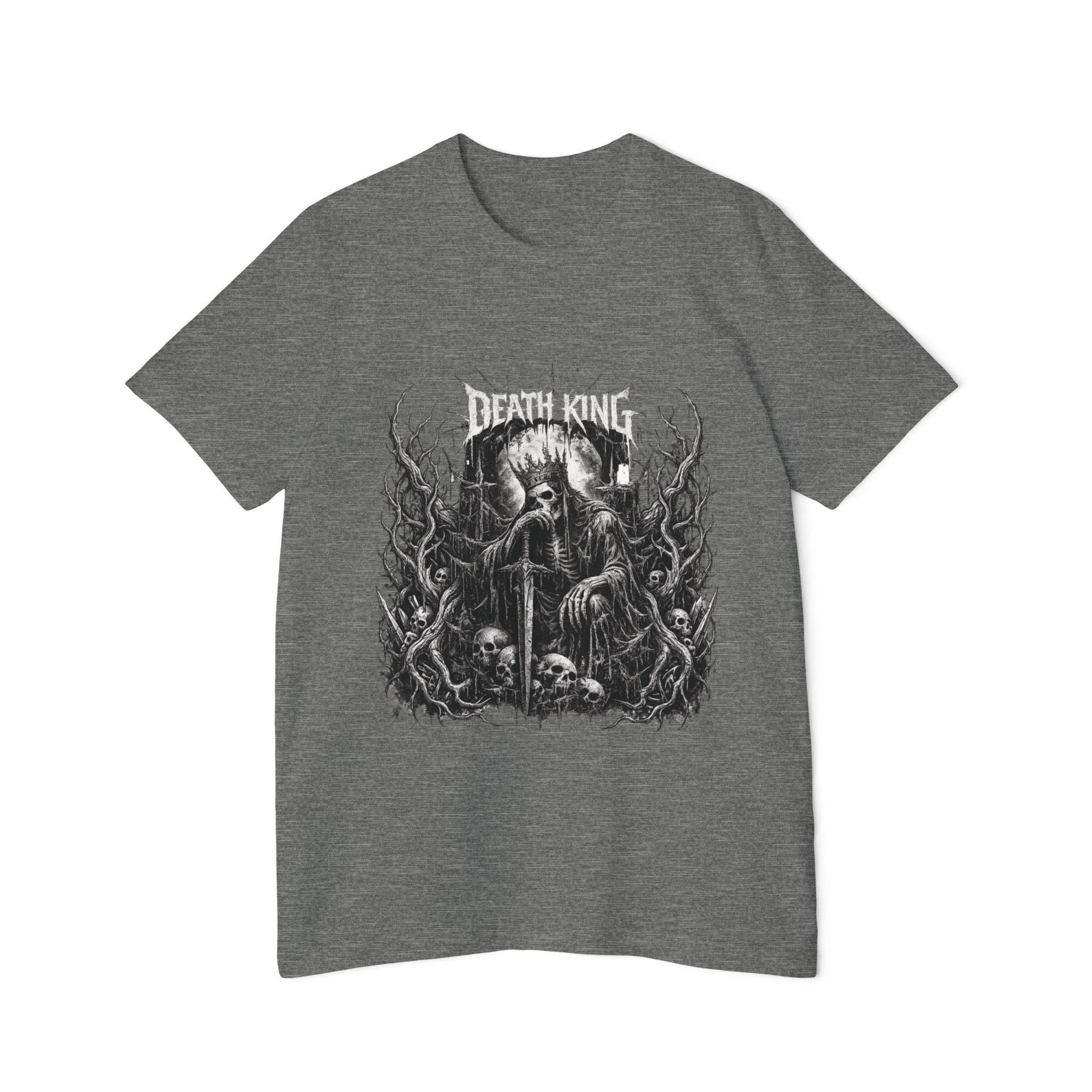 Grim Reaper Forest T-Shirt — Dark Skull Gothic Tee
