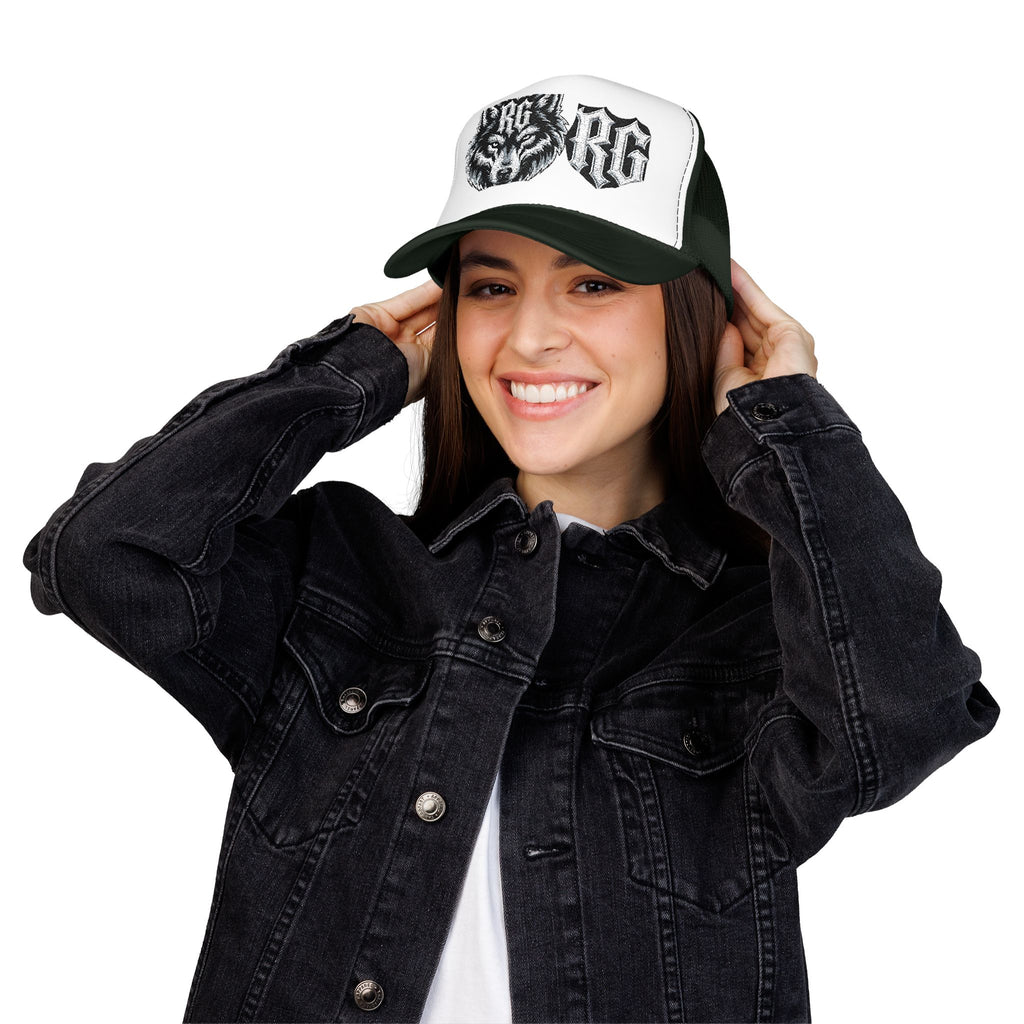 Wolf Patch Trucker Hat — RG Logo Foam Cap