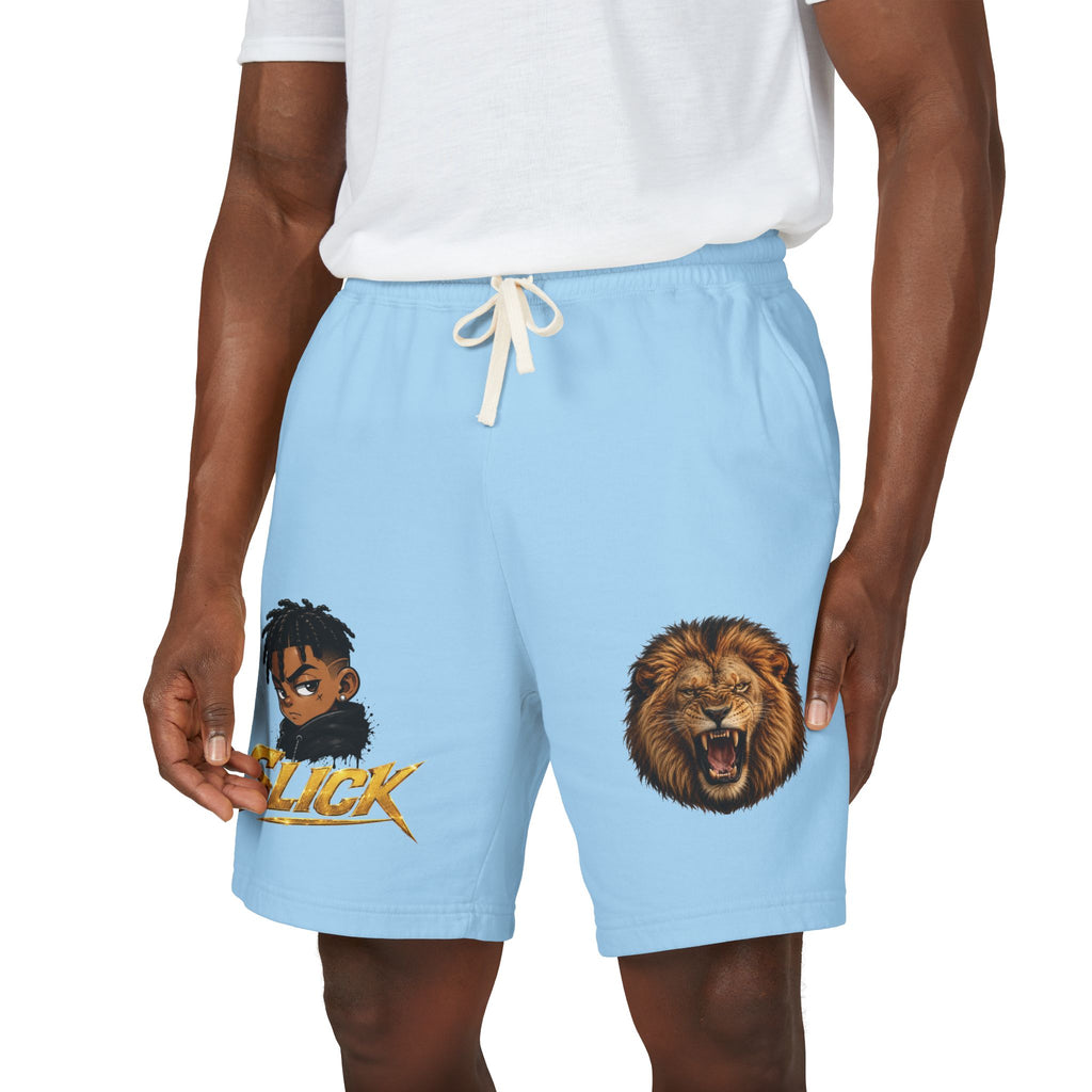 Lion & Slick Graphic Fleece Sweat Shorts