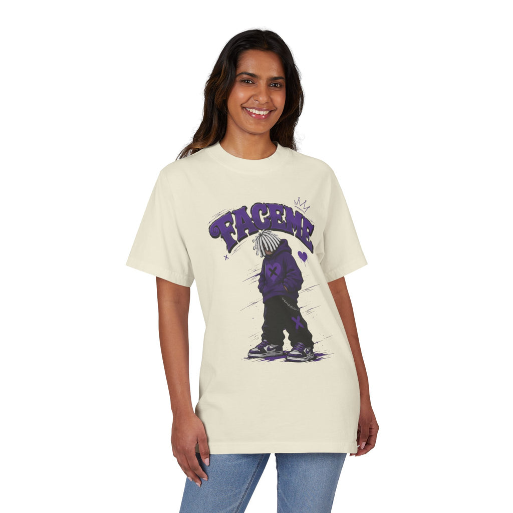 Graphic Tee — Purple Streetwear Car & Character Design