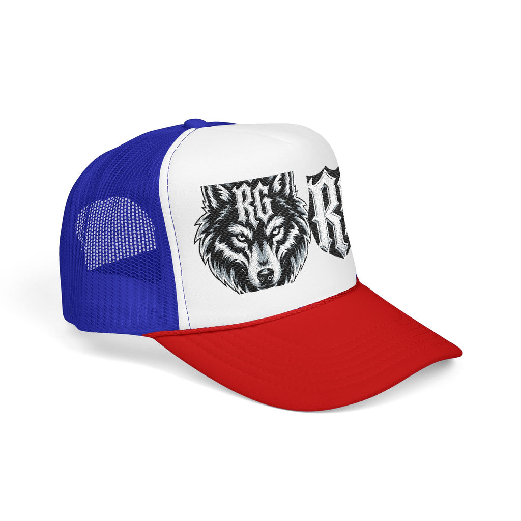 Wolf Patch Trucker Hat — RG Logo Foam Cap