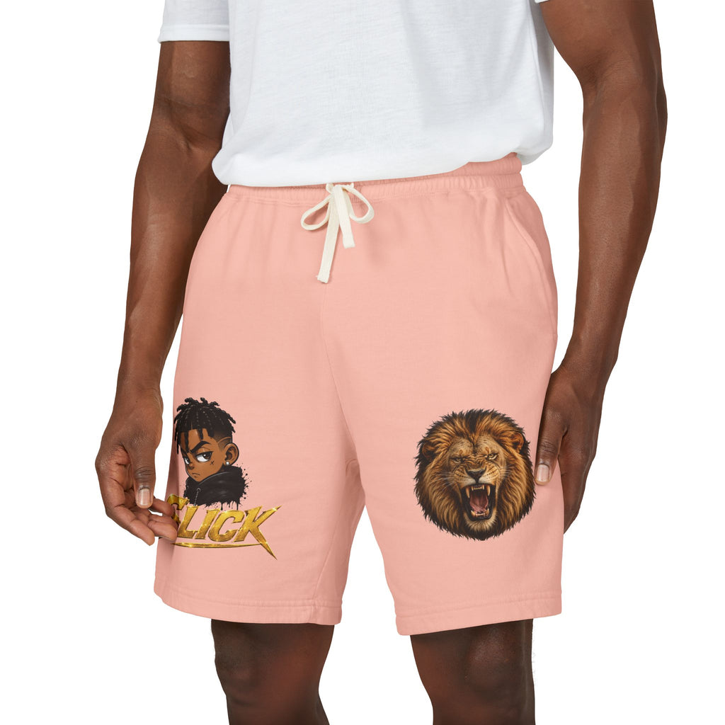Lion & Slick Graphic Fleece Sweat Shorts