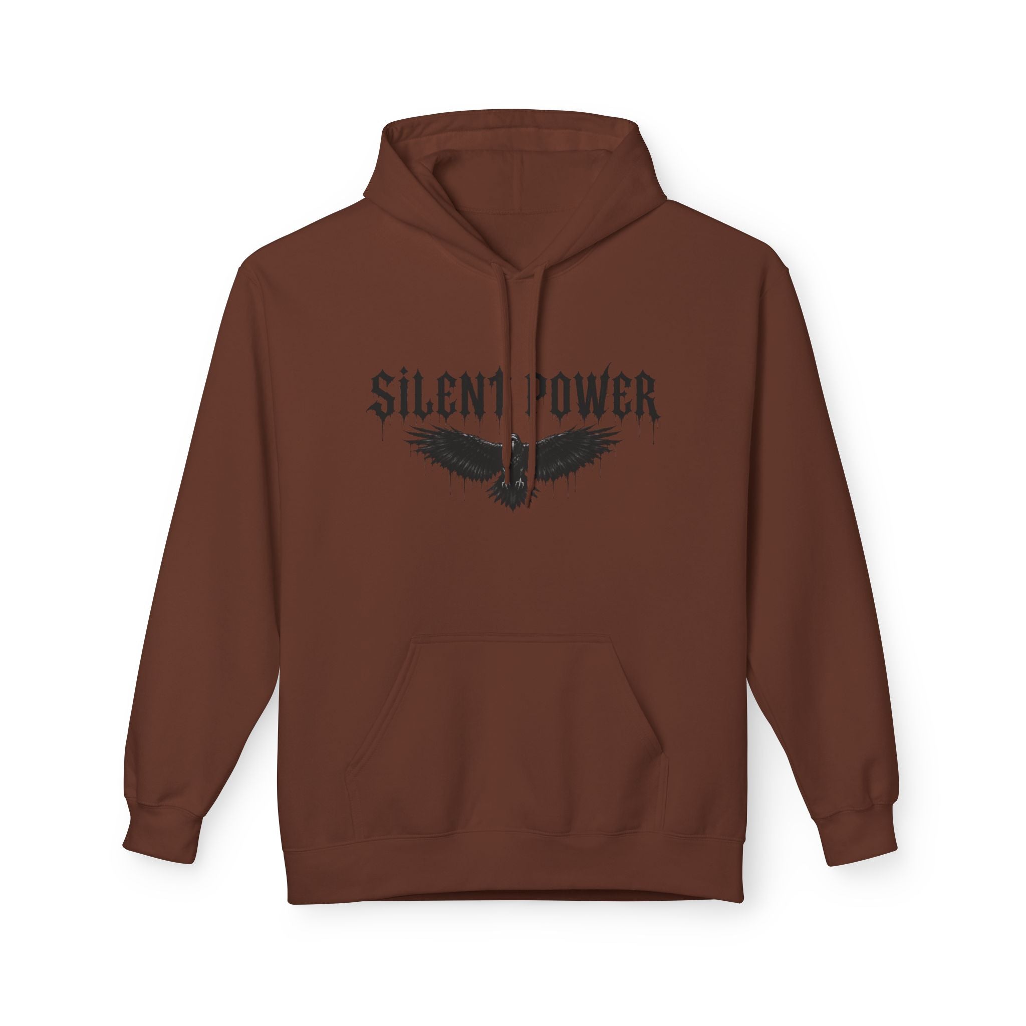 Silent Power Hoodie — Lion Crest Graphic Pullover