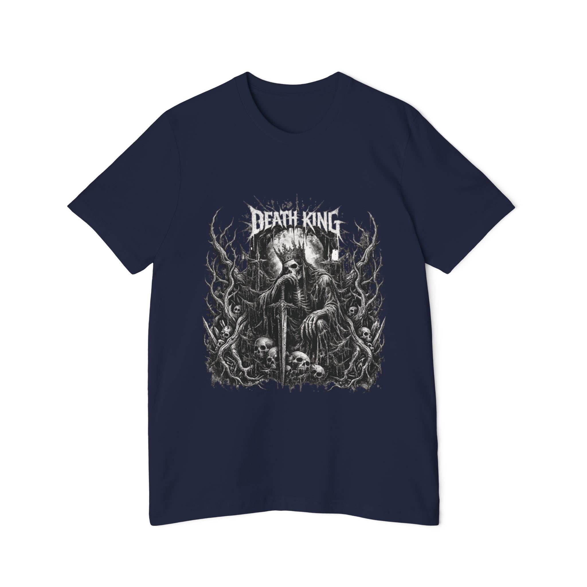 Grim Reaper Forest T-Shirt — Dark Skull Gothic Tee