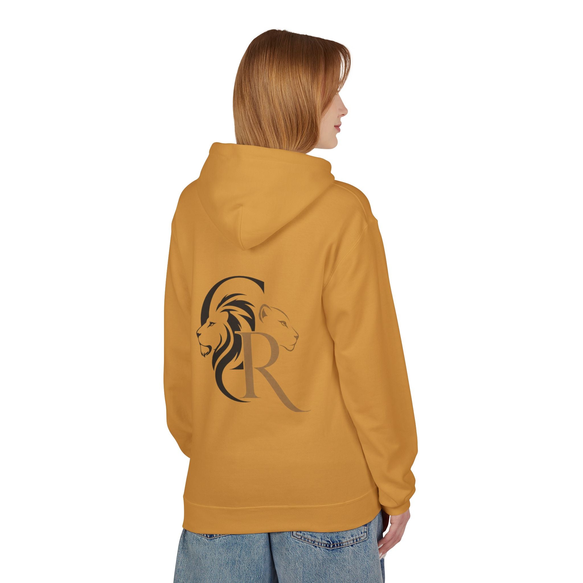 Silent Power Hoodie — Lion Crest Graphic Pullover