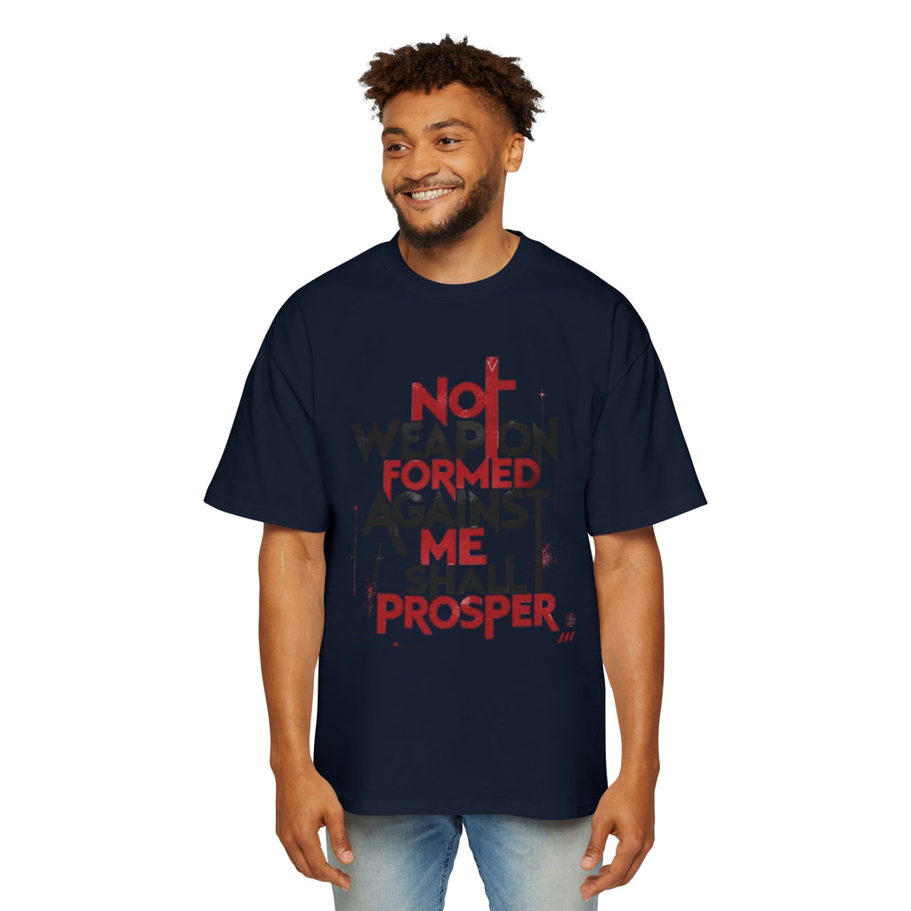 Faith Warrior T‑Shirt — “No Weapon Formed Against Me Shall Prosper” Inspirational Christian Tee