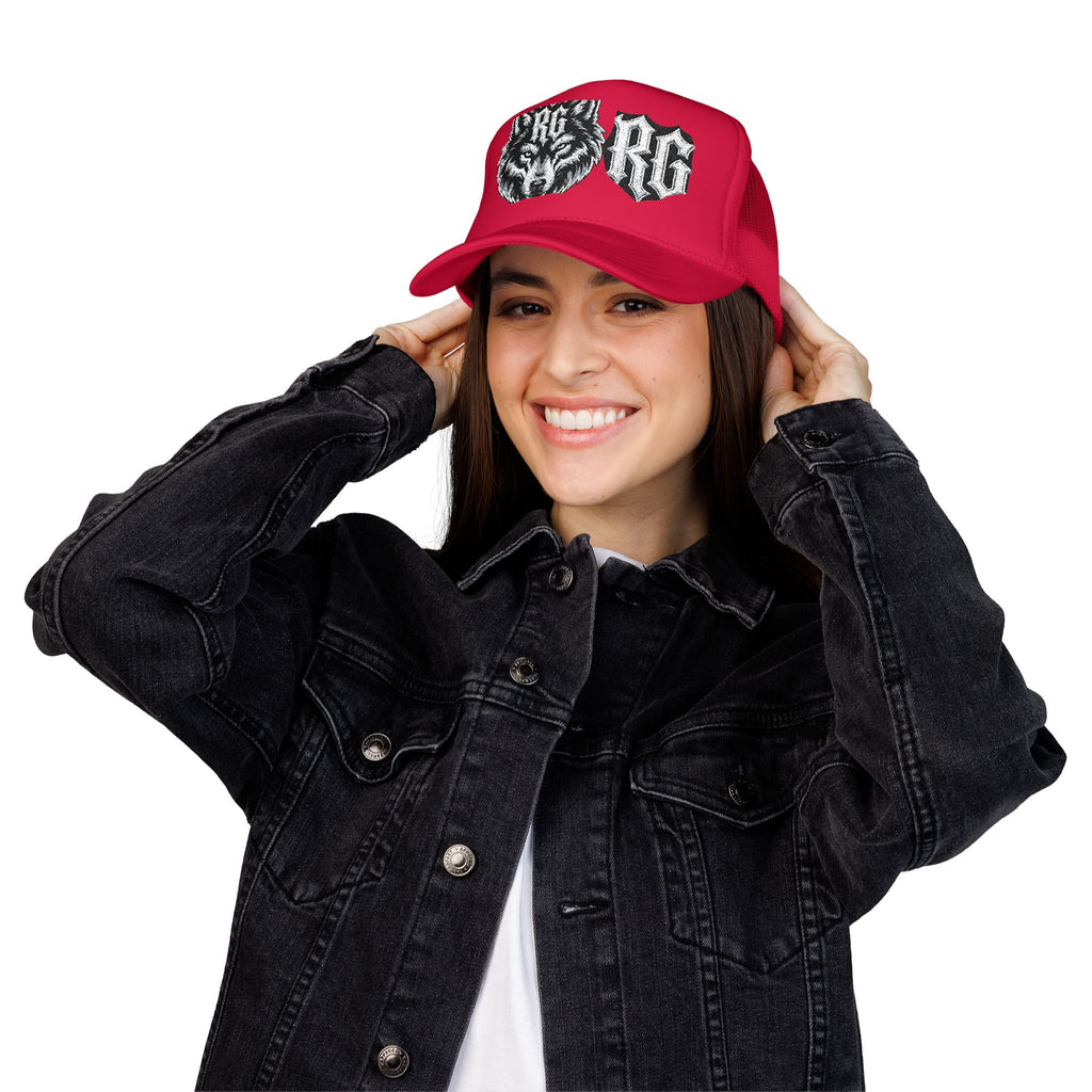 Wolf Patch Trucker Hat — RG Logo Foam Cap
