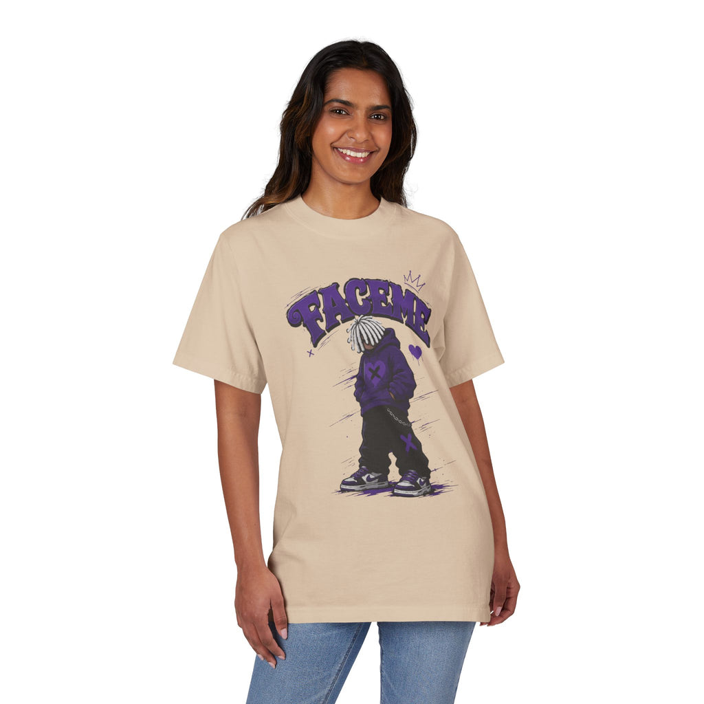Graphic Tee — Purple Streetwear Car & Character Design