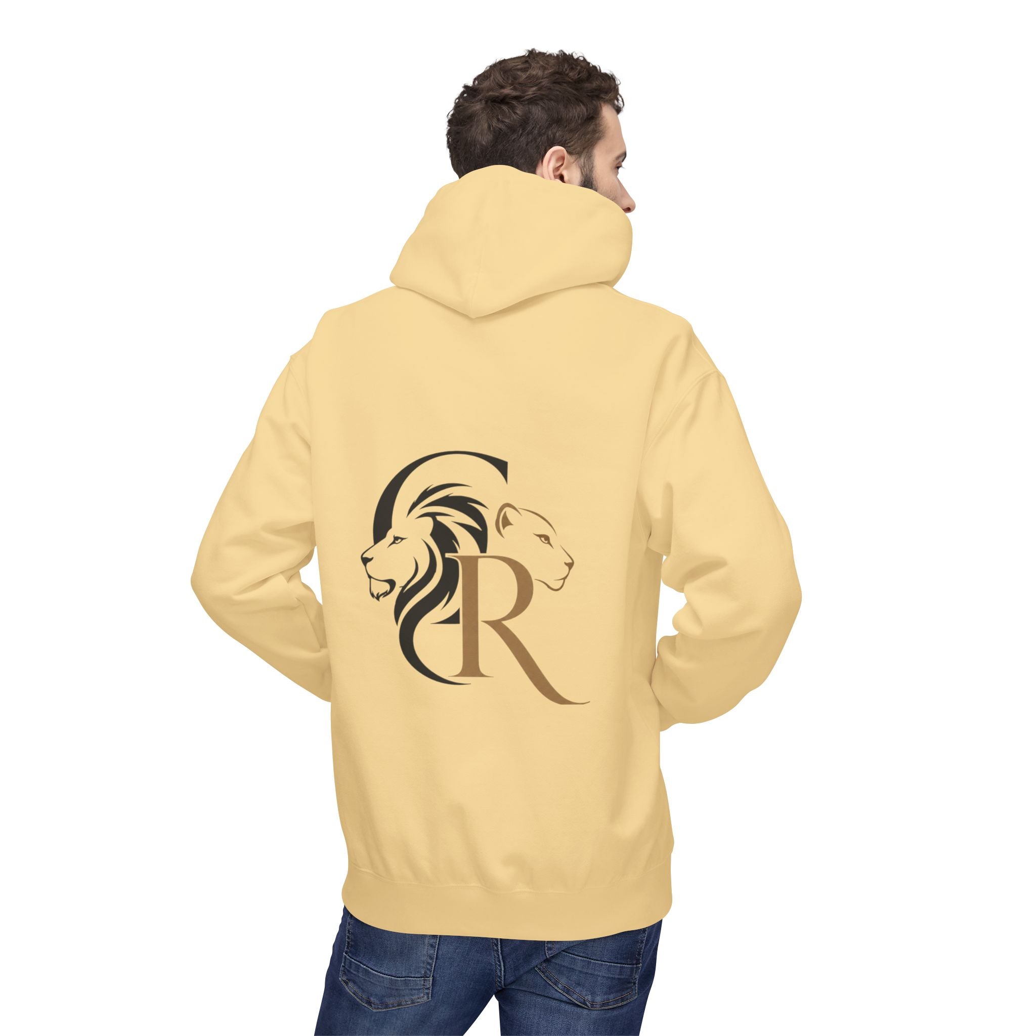 Silent Power Hoodie — Lion Crest Graphic Pullover