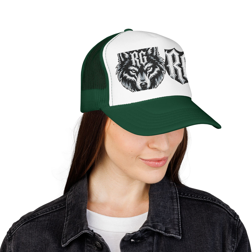 Wolf Patch Trucker Hat — RG Logo Foam Cap