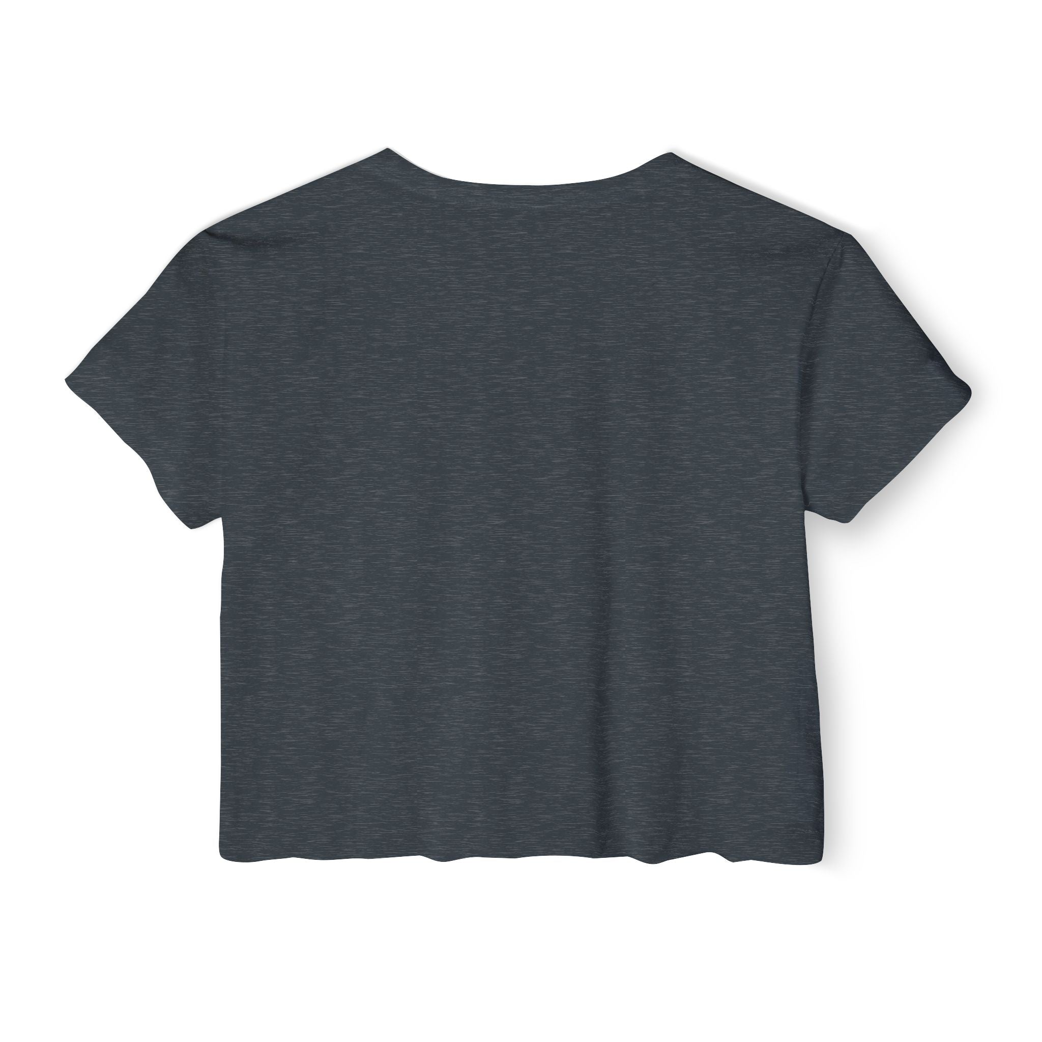Crop Top — "I Reflect Your Vibe" Feminine Festival Graphic Tee