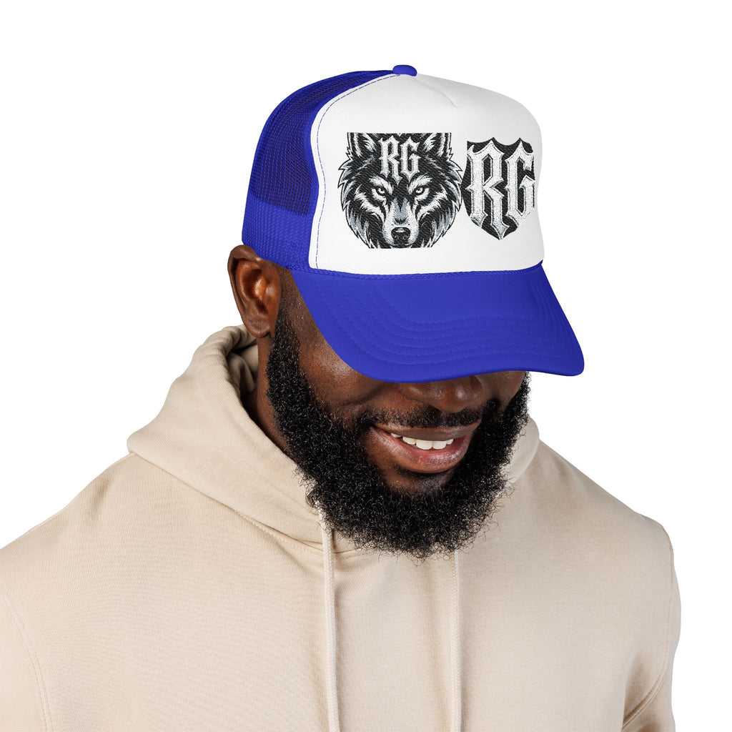 Wolf Patch Trucker Hat — RG Logo Foam Cap