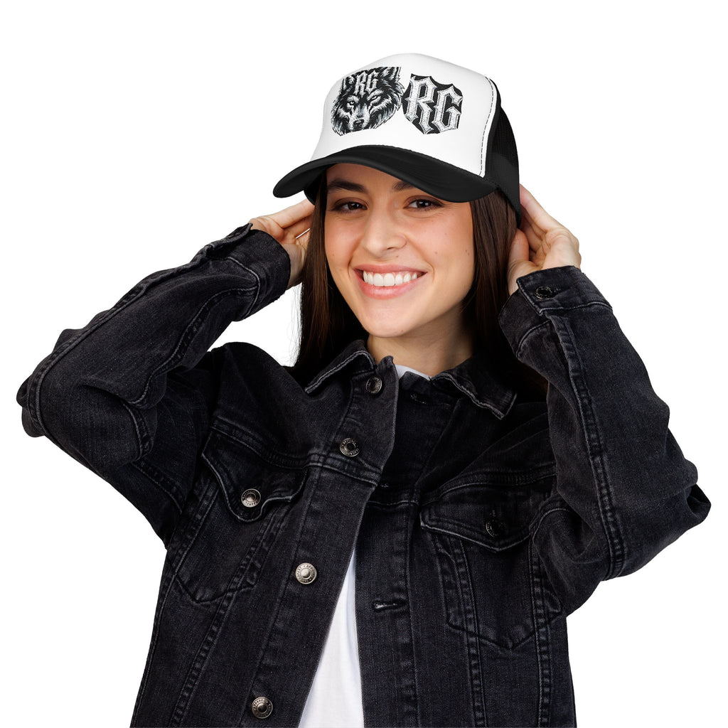 Wolf Patch Trucker Hat — RG Logo Foam Cap