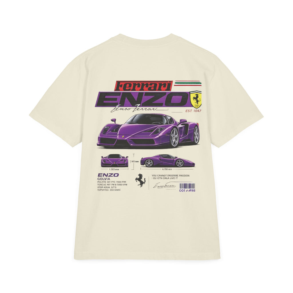 Graphic Tee — Purple Streetwear Car & Character Design