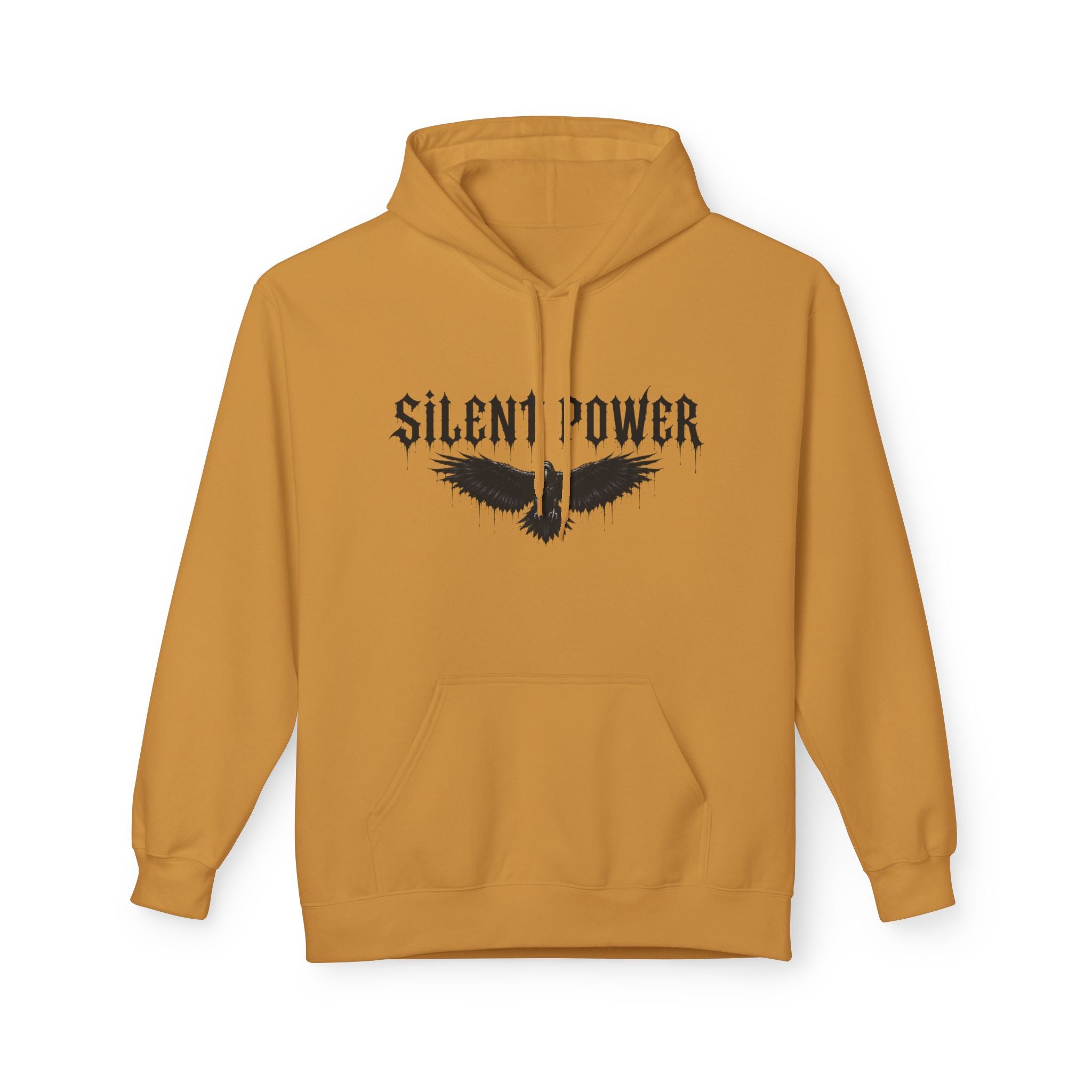 Silent Power Hoodie — Lion Crest Graphic Pullover