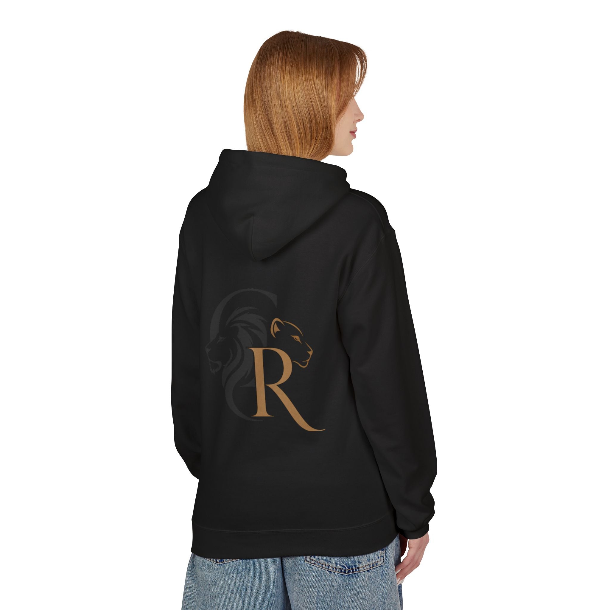 Silent Power Hoodie — Lion Crest Graphic Pullover