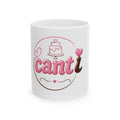 Canti Bakery Ceramic Mug — Cute Pink Cake Design (11oz & 15oz)