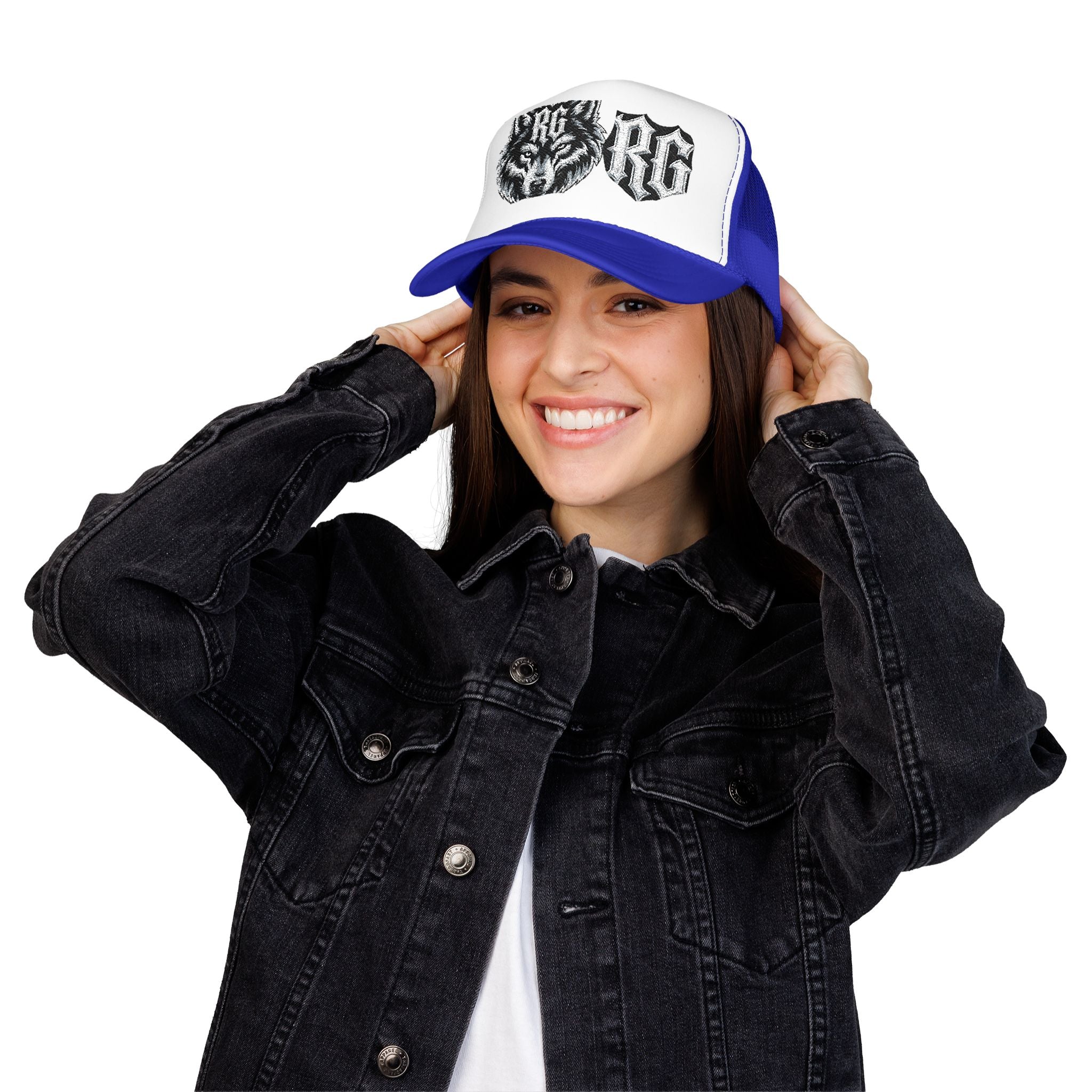 Wolf Patch Trucker Hat — RG Logo Foam Cap