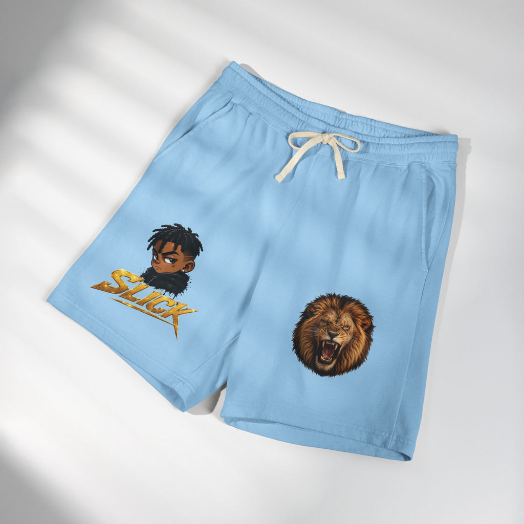 Lion & Slick Graphic Fleece Sweat Shorts