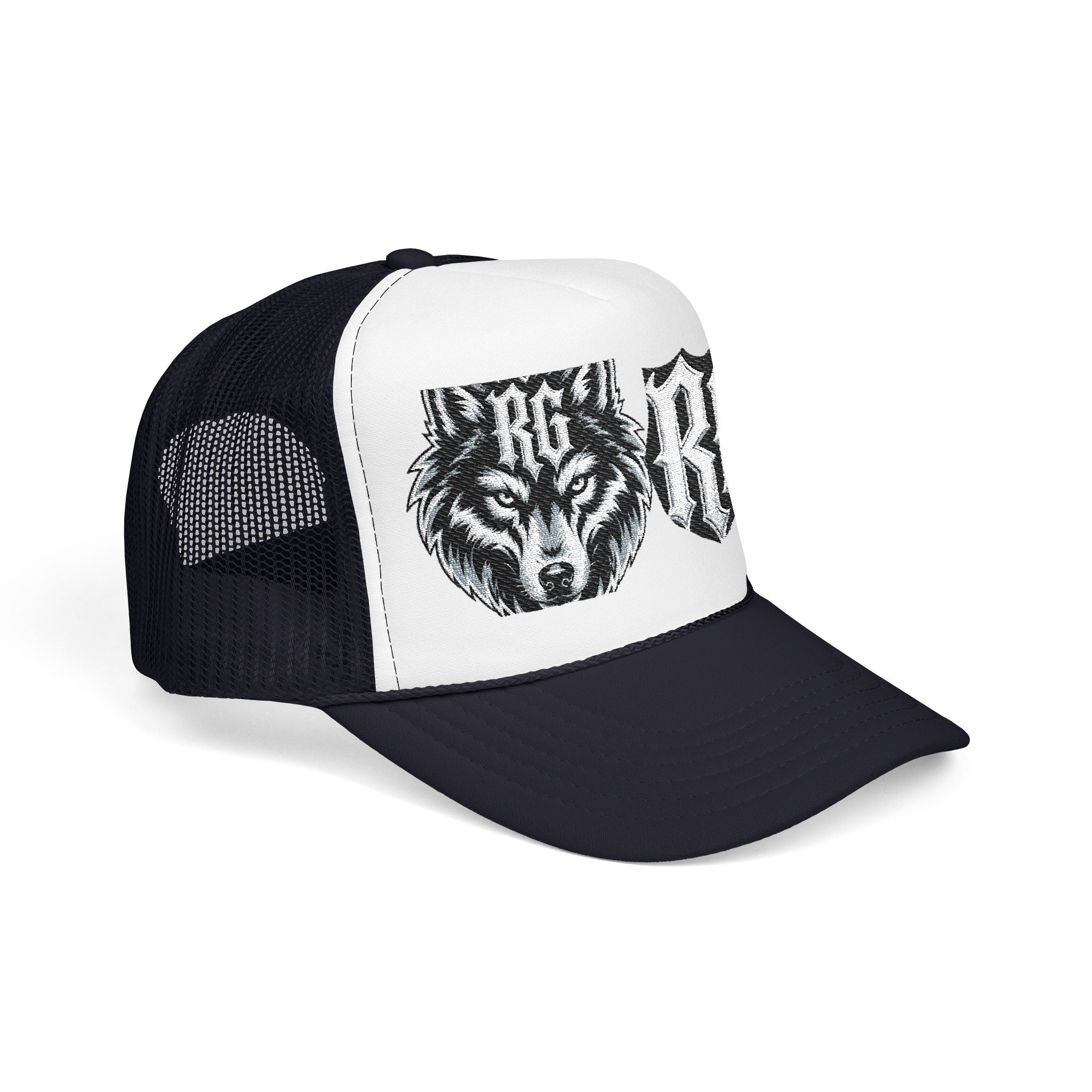Wolf Patch Trucker Hat — RG Logo Foam Cap
