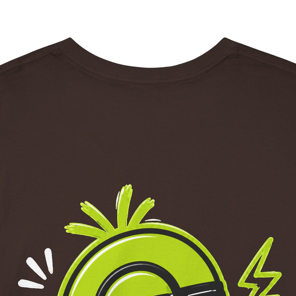 Juicy Graffiti Tee — Neon Green Street Art Graphic T-Shirt