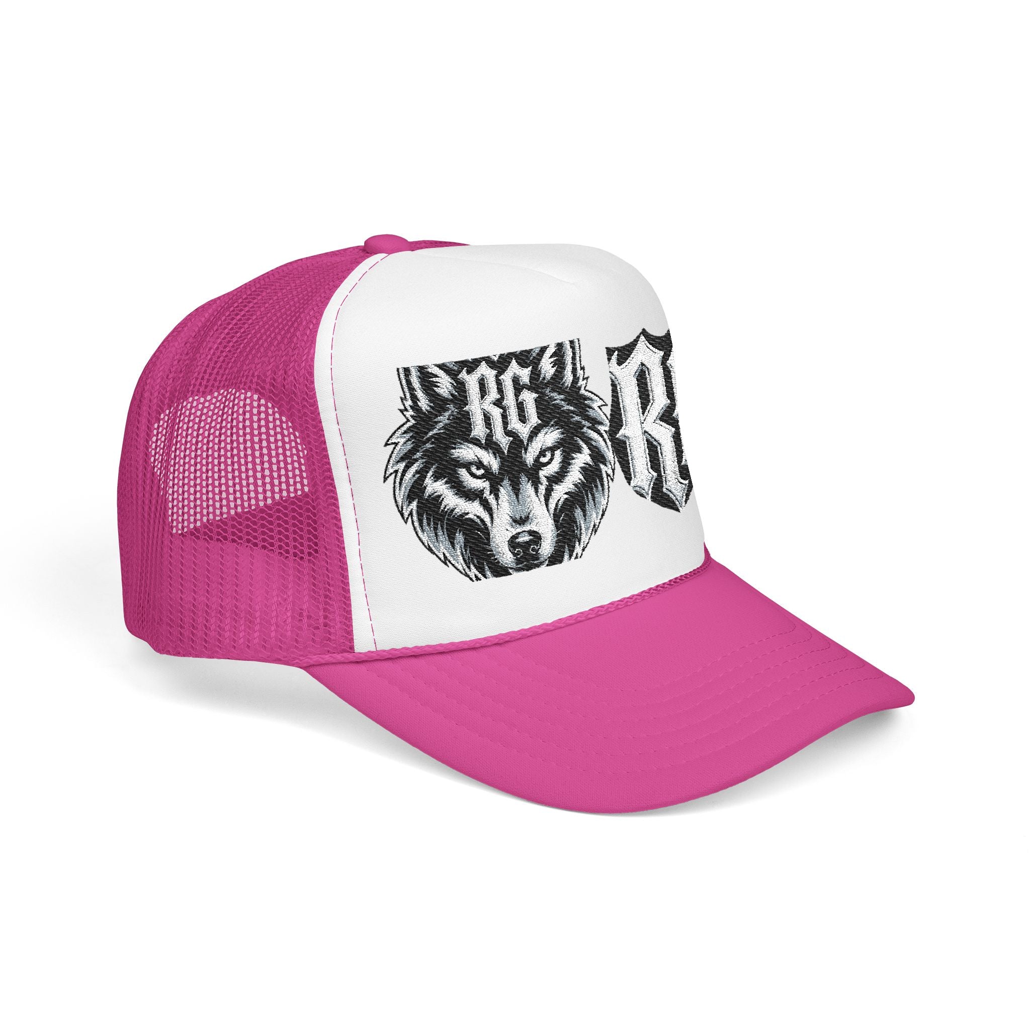 Wolf Patch Trucker Hat — RG Logo Foam Cap