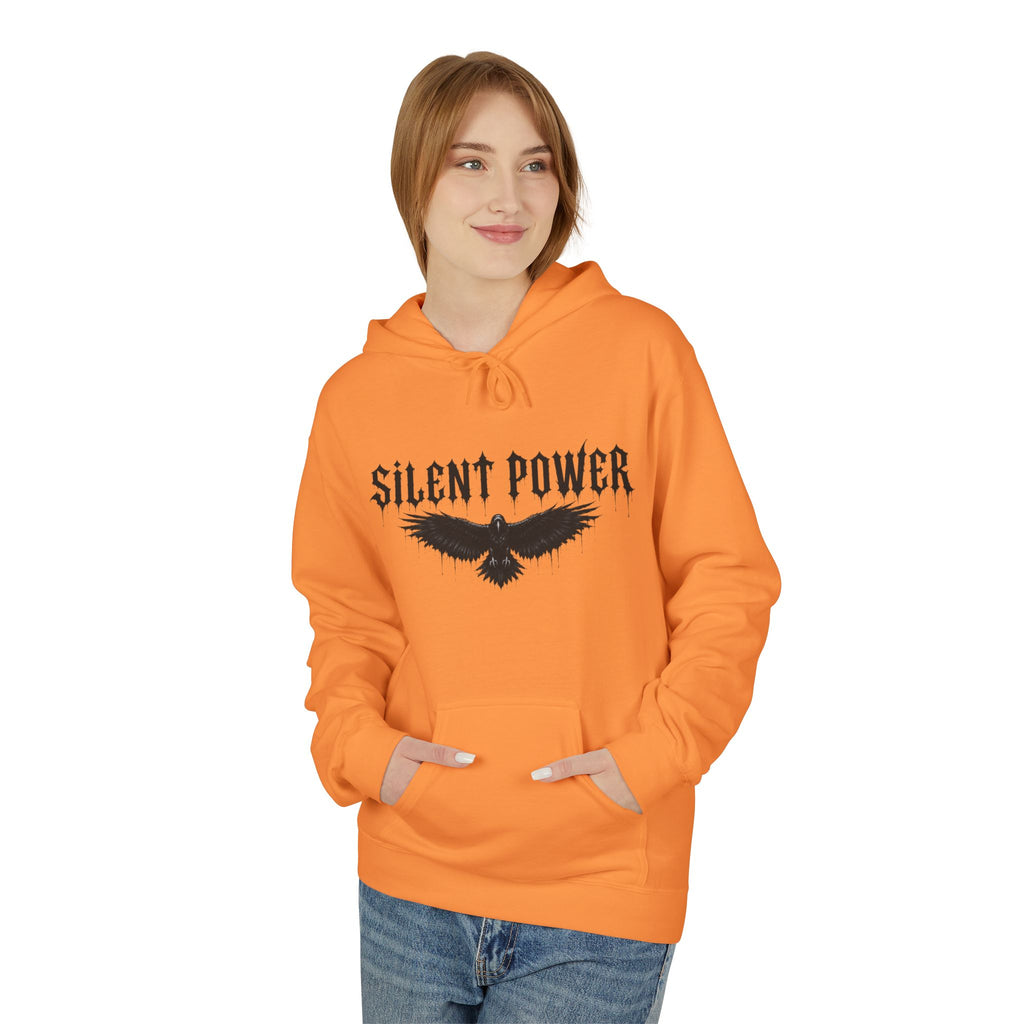 Silent Power Hoodie — Lion Crest Graphic Pullover