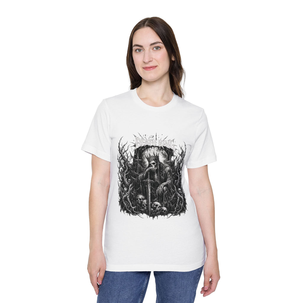 Grim Reaper Forest T-Shirt — Dark Skull Gothic Tee