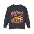 CapTCHA Sandwich Crewneck Sweatshirt — Colorful Food Graphic Pullover