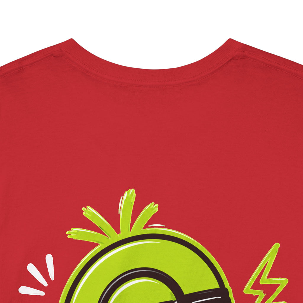 Juicy Graffiti Tee — Neon Green Street Art Graphic T-Shirt