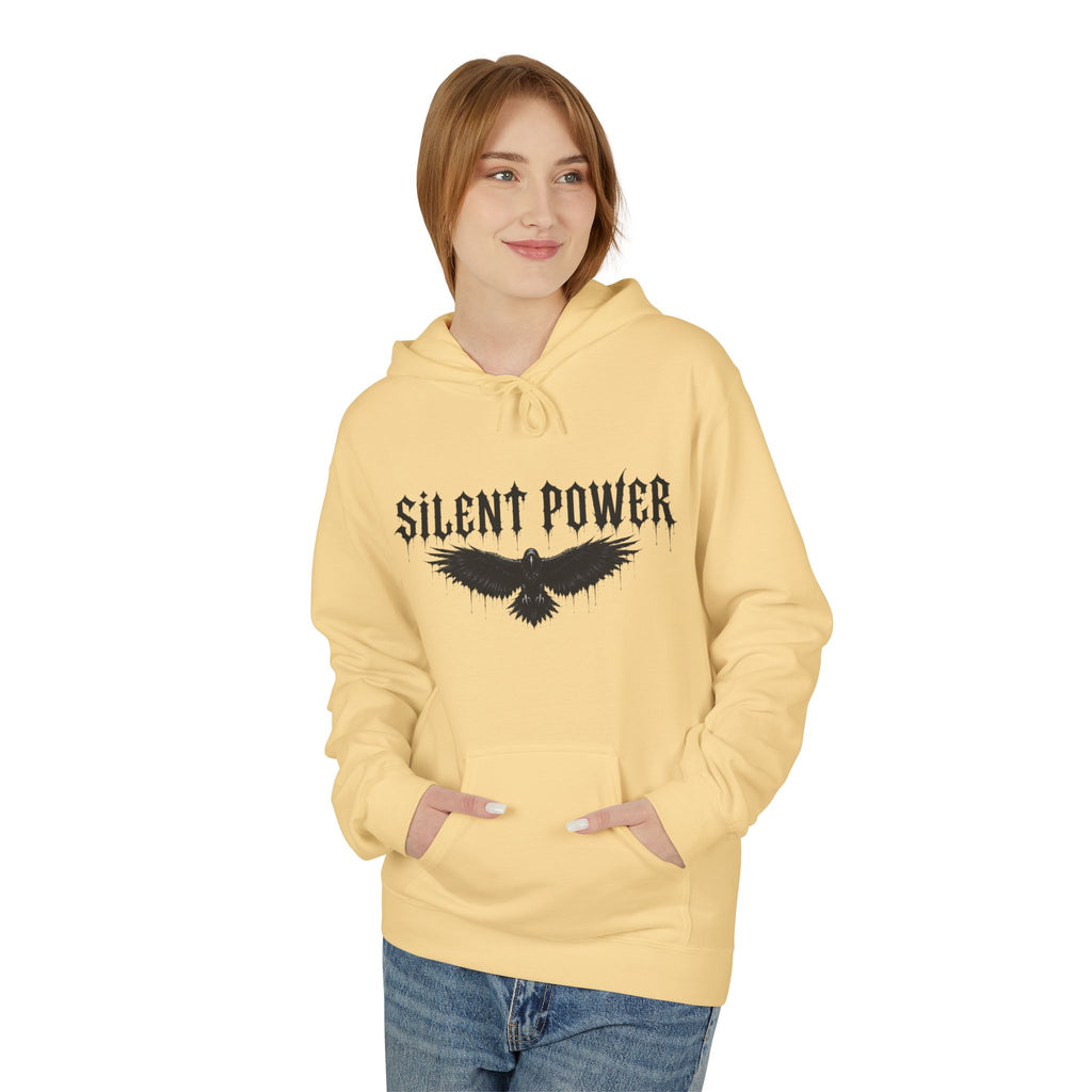Silent Power Hoodie — Lion Crest Graphic Pullover