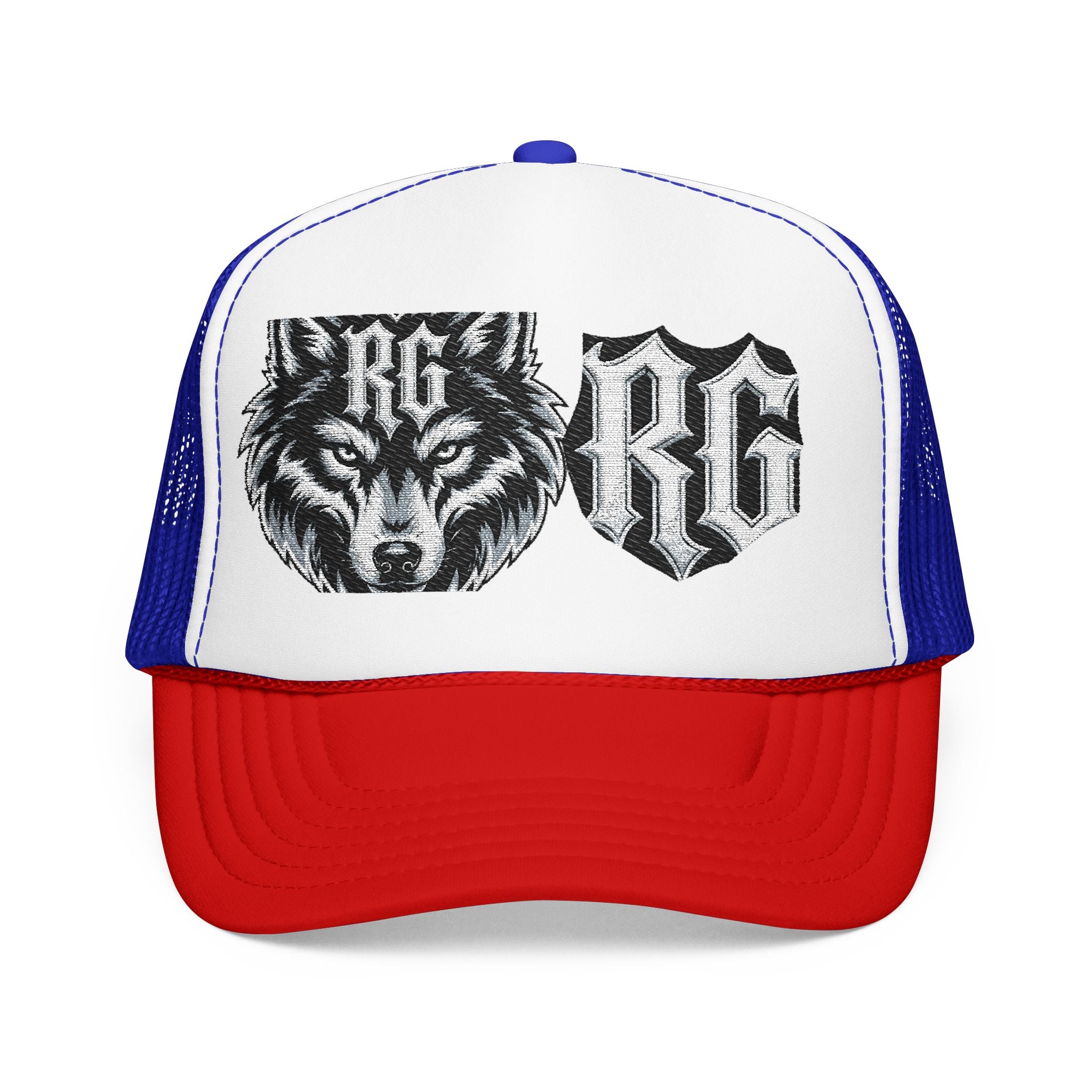Wolf Patch Trucker Hat — RG Logo Foam Cap