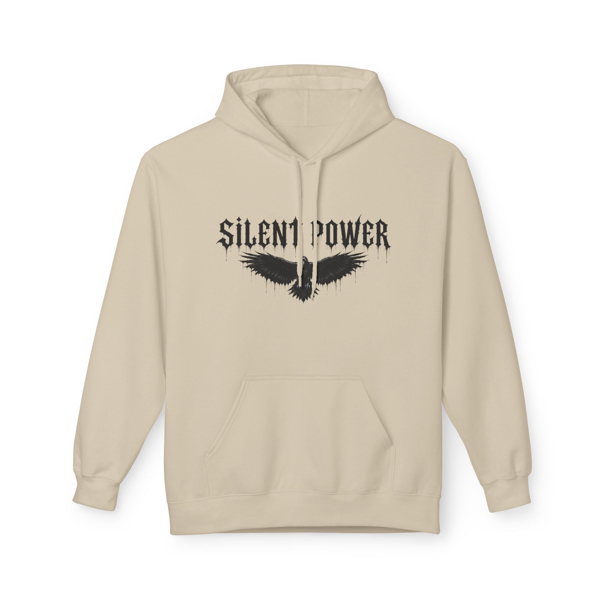 Silent Power Hoodie — Lion Crest Graphic Pullover