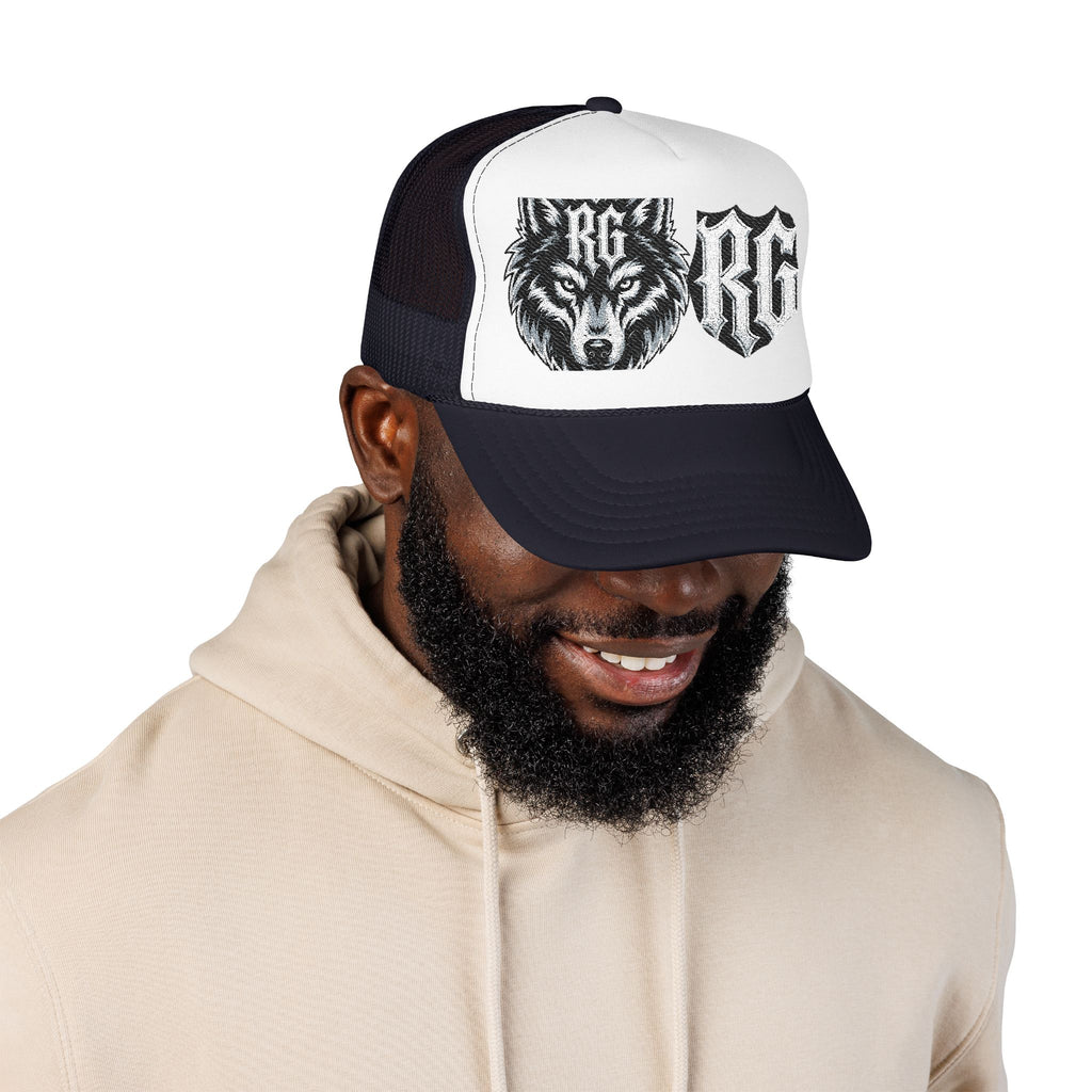 Wolf Patch Trucker Hat — RG Logo Foam Cap
