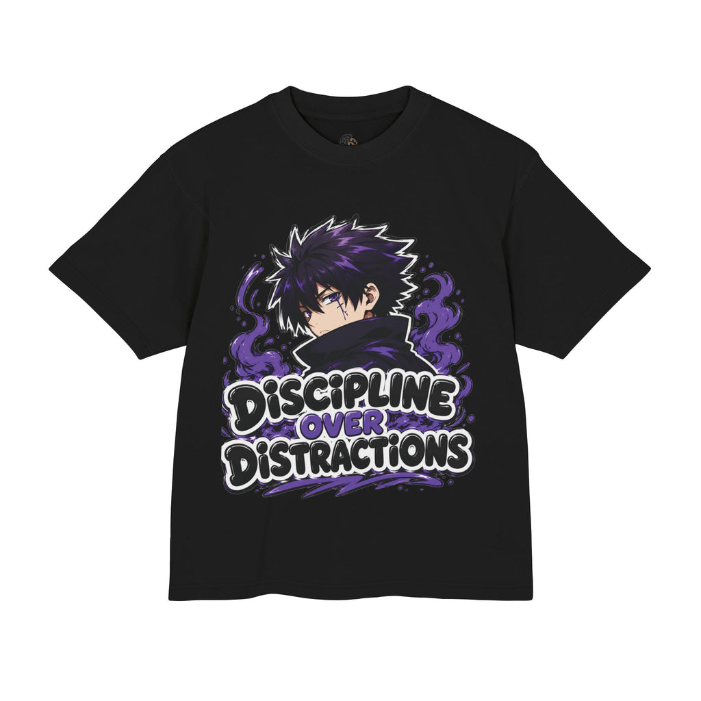 Discipline Over Distractions Graphic Tee — ‘Unbreakable’ Anime-Inspired Streetwear
