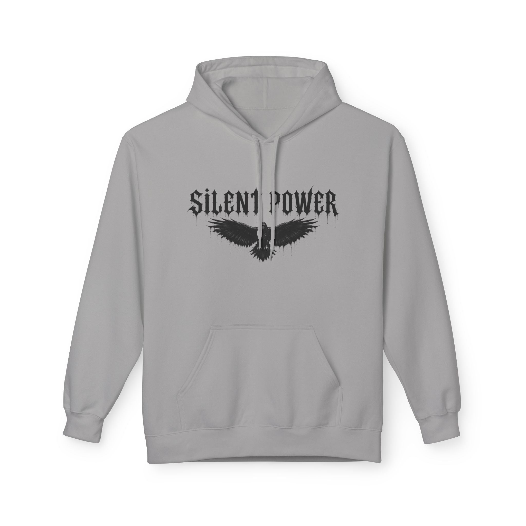 Silent Power Hoodie — Lion Crest Graphic Pullover