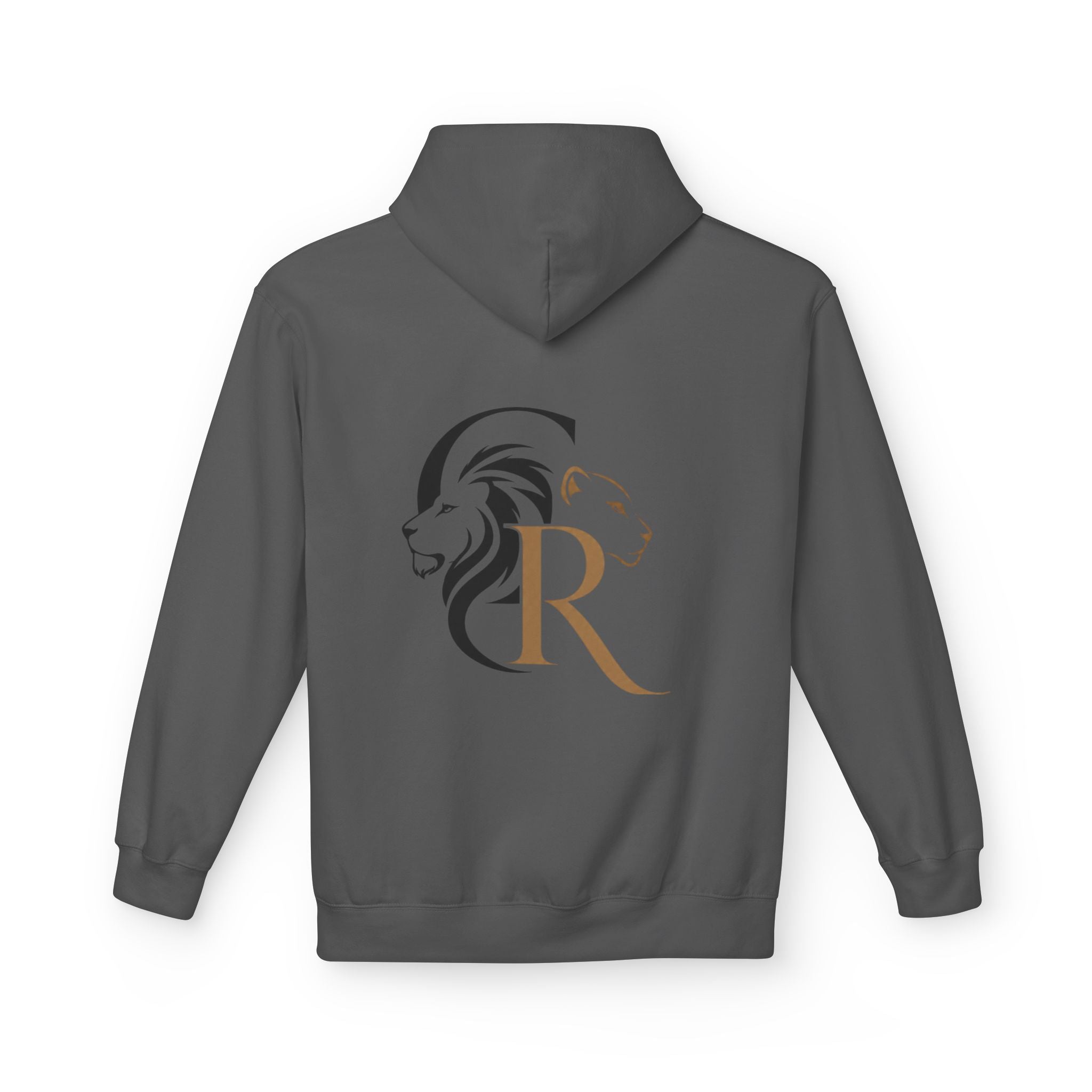 Silent Power Hoodie — Lion Crest Graphic Pullover