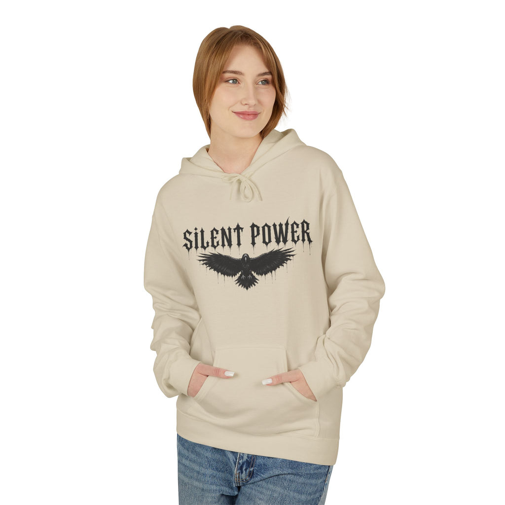 Silent Power Hoodie — Lion Crest Graphic Pullover