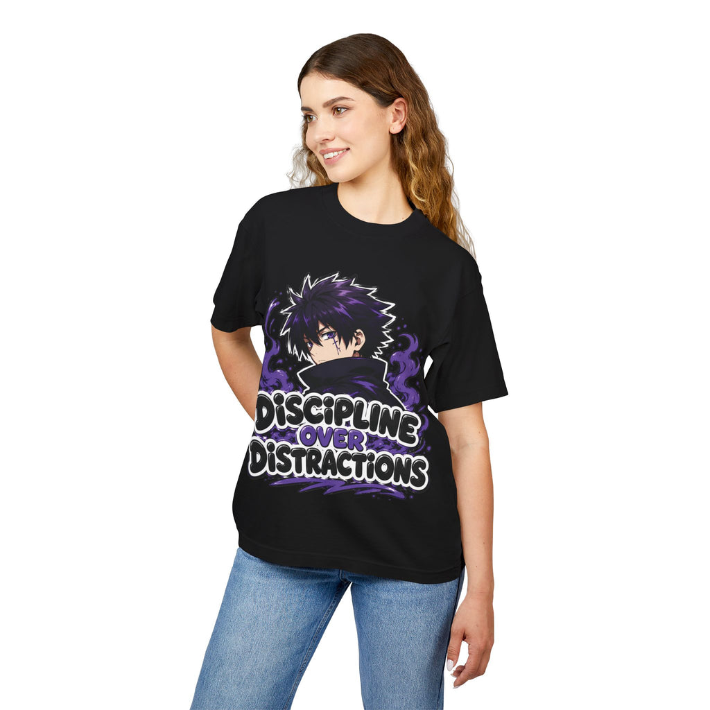 Discipline Over Distractions Graphic Tee — ‘Unbreakable’ Anime-Inspired Streetwear