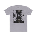 Anime Demon Portrait T‑Shirt — 'BILOOK' Black & White Graphic Tee
